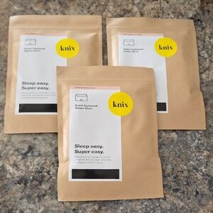 Knix XXL 3 Pairs Of NEW Leakproof Dream Shorts Black Period Underwear